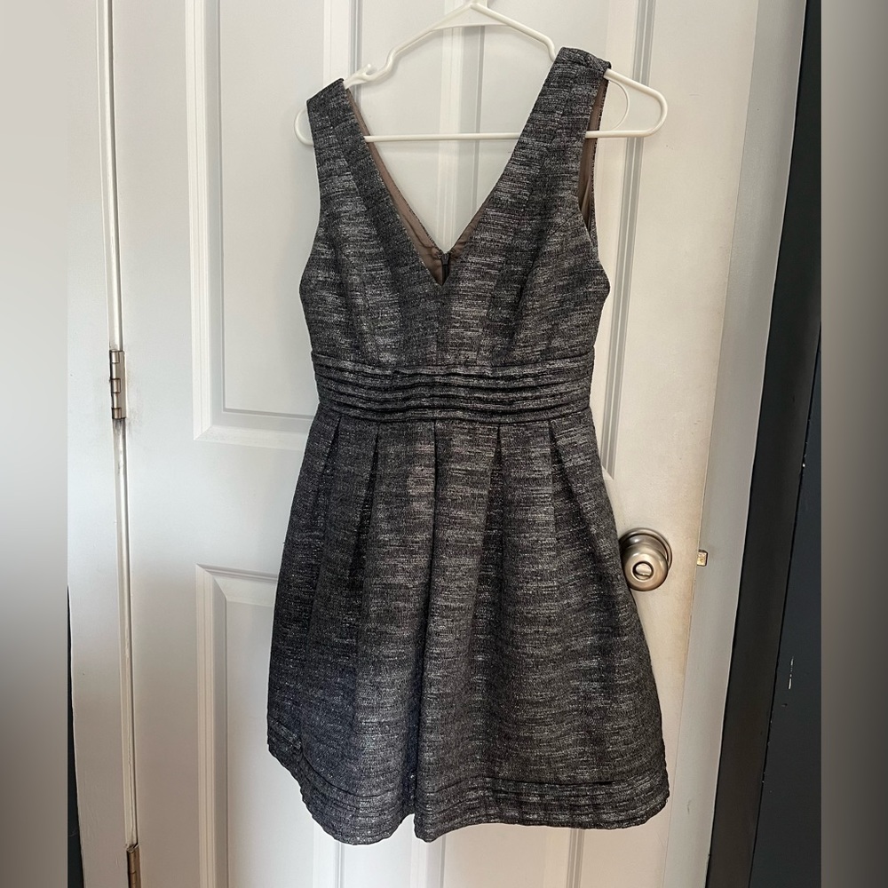 Shoshanna Size 2 Sparkly Grey Dress